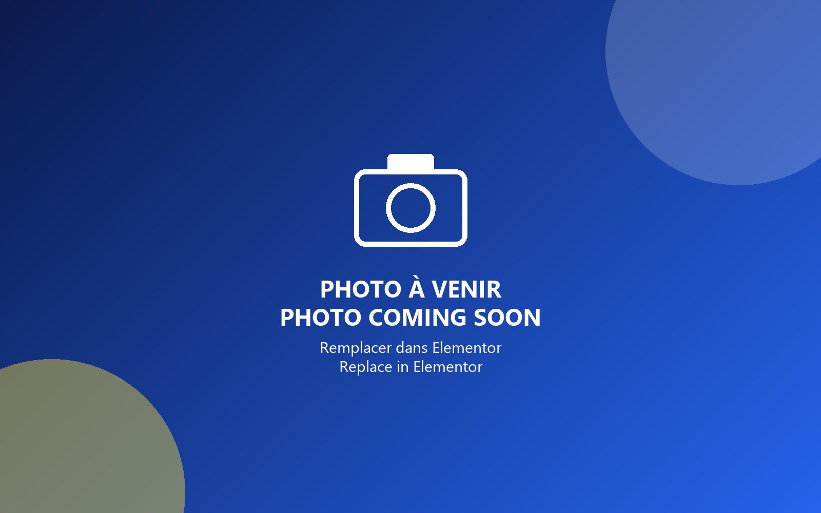 Photo à venir